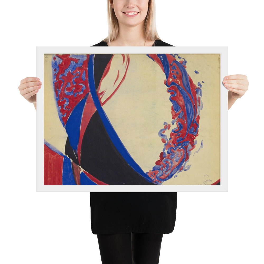 Amorpha Fugue in Two Colors by Frantisek Kupka, Framed poster