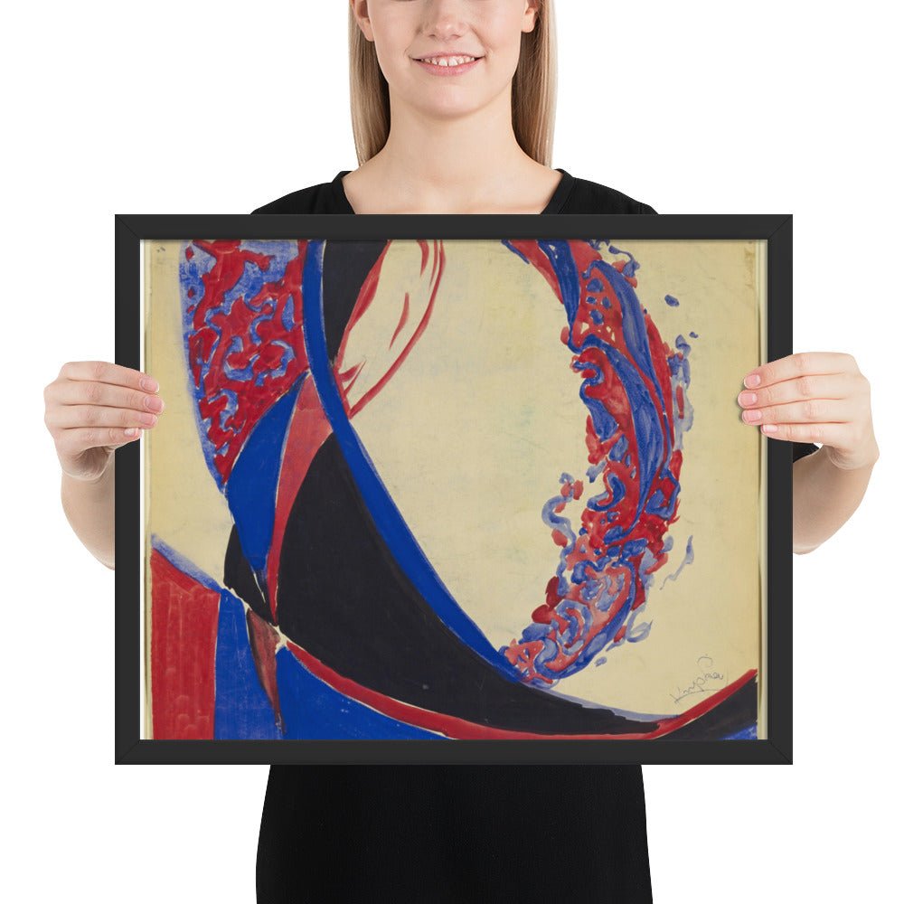Amorpha Fugue in Two Colors by Frantisek Kupka, Framed poster