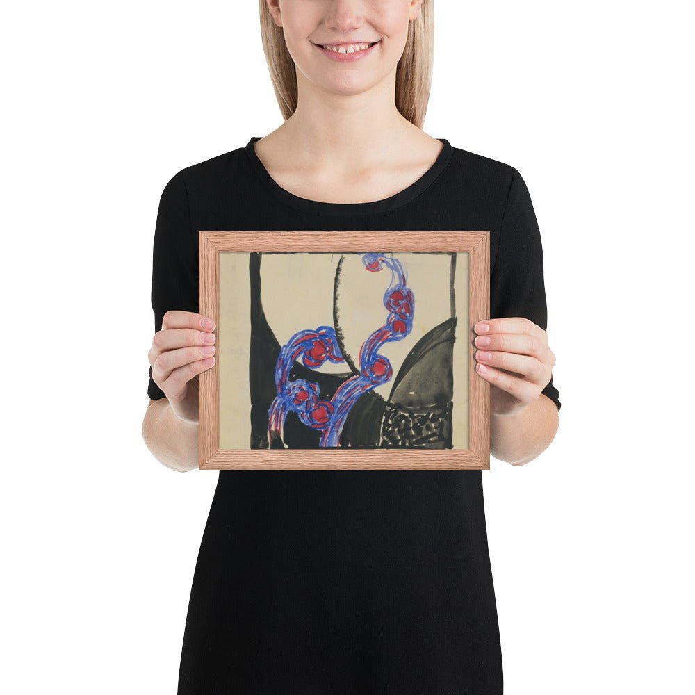 Amorpha Fugue in Two Colors by Frantisek Kupka, Framed poster