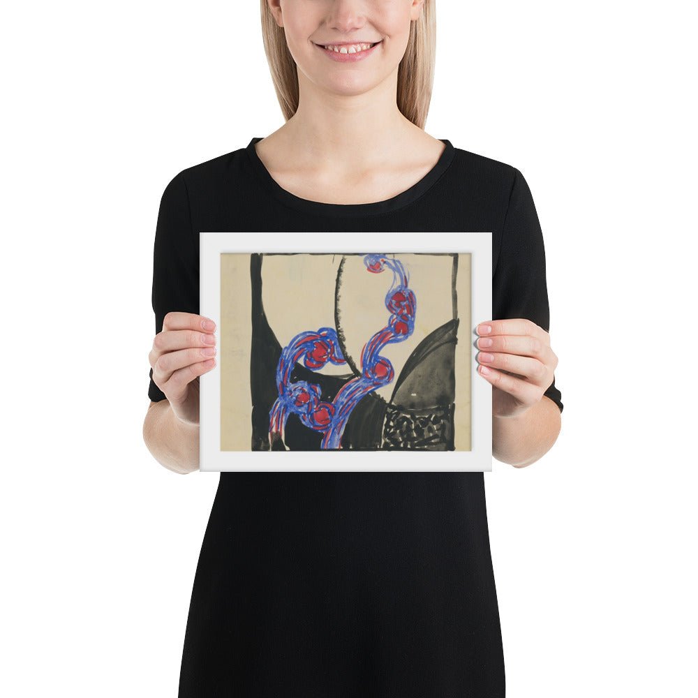 Amorpha Fugue in Two Colors by Frantisek Kupka, Framed poster