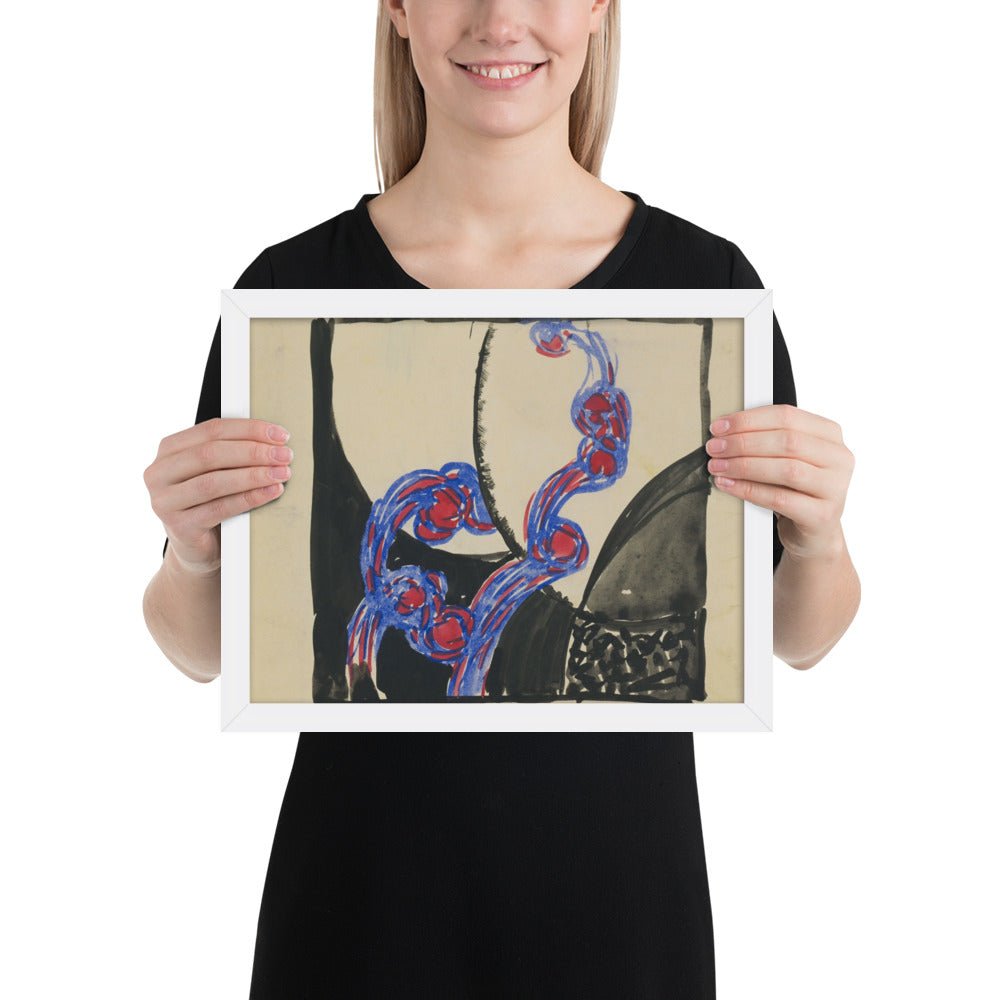 Amorpha Fugue in Two Colors by Frantisek Kupka, Framed poster