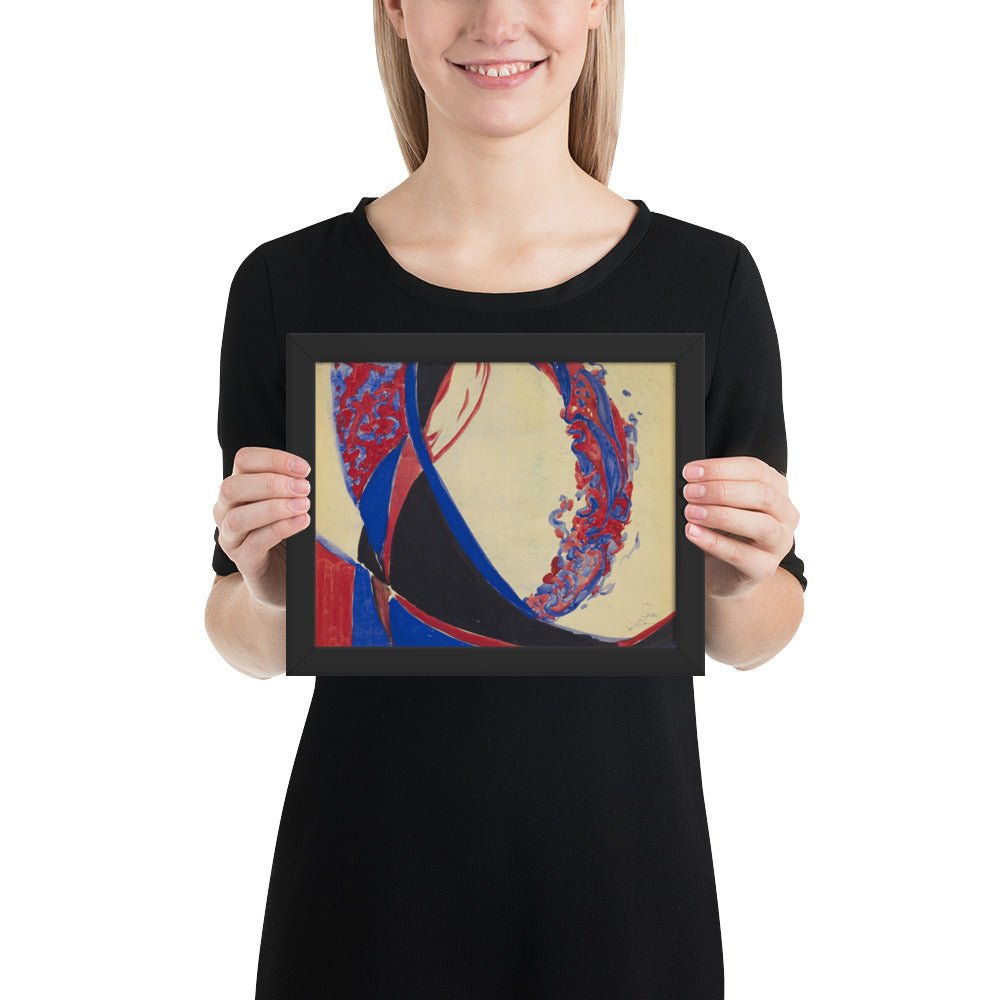 Amorpha Fugue in Two Colors by Frantisek Kupka, Framed poster