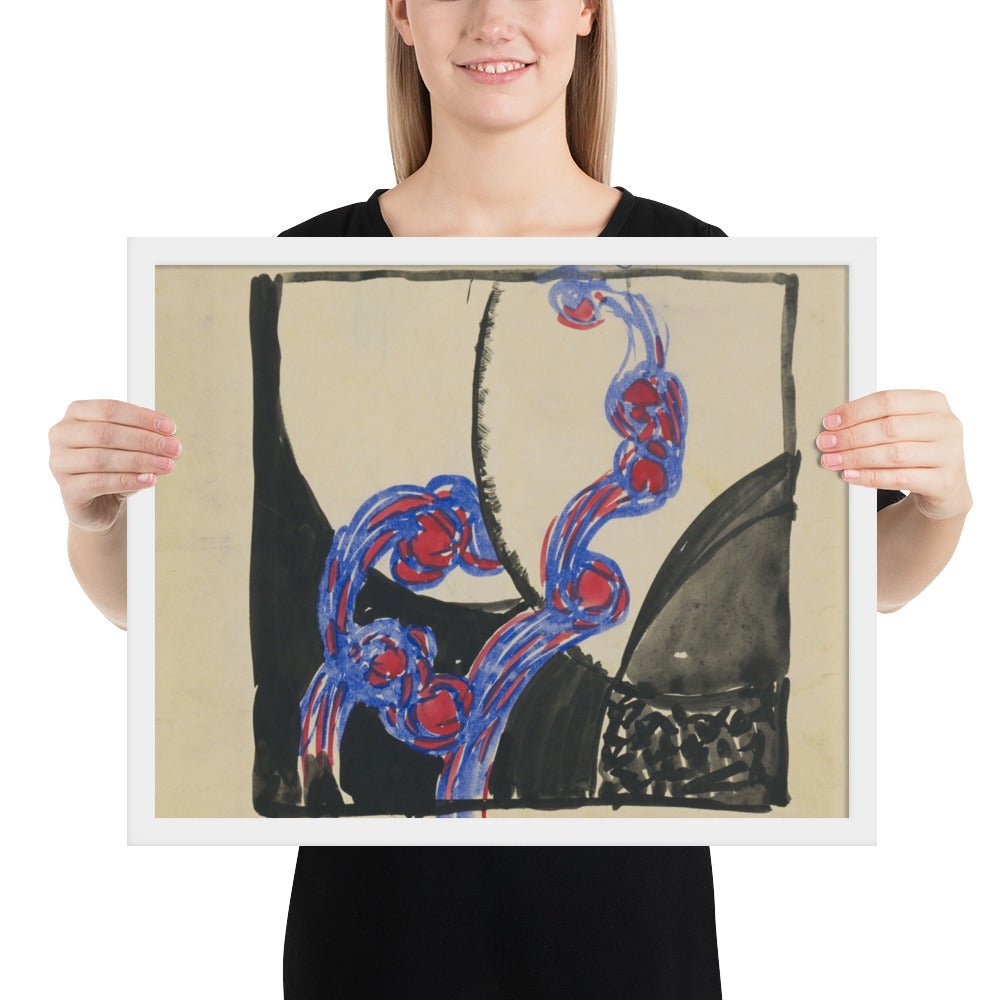 Amorpha Fugue in Two Colors by Frantisek Kupka, Framed poster