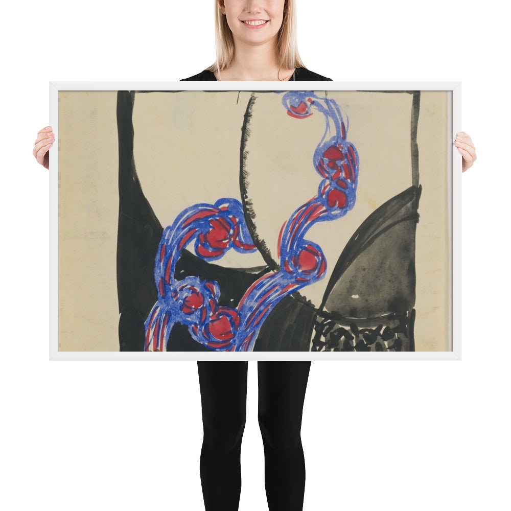 Amorpha Fugue in Two Colors by Frantisek Kupka, Framed poster