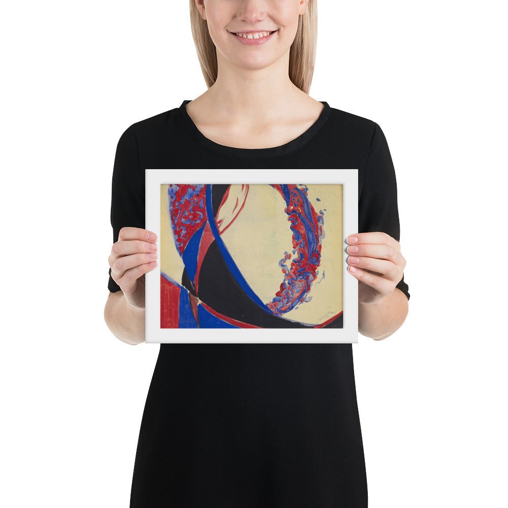Amorpha Fugue in Two Colors by Frantisek Kupka, Framed poster