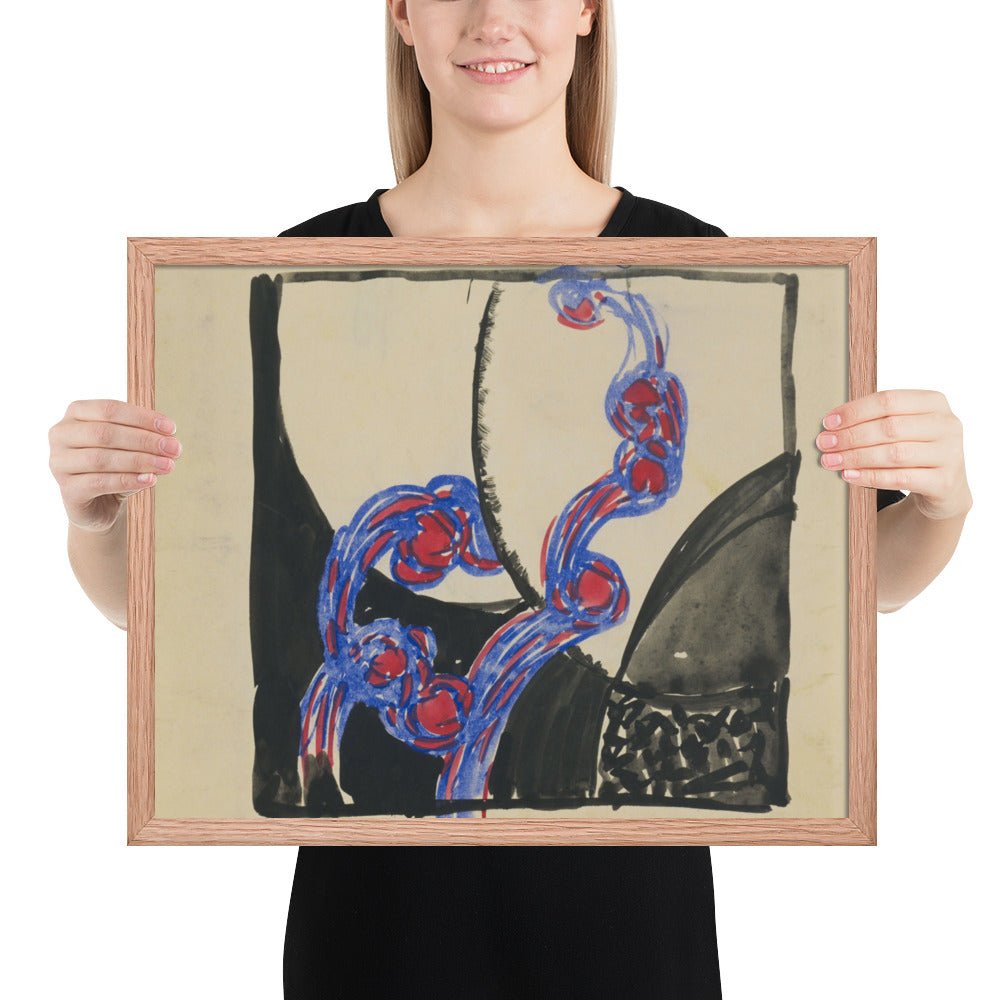 Amorpha Fugue in Two Colors by Frantisek Kupka, Framed poster