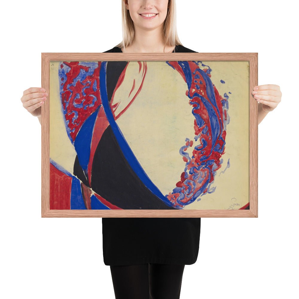 Amorpha Fugue in Two Colors by Frantisek Kupka, Framed poster