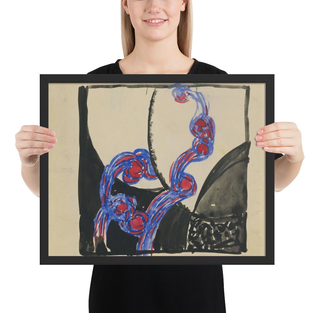 Amorpha Fugue in Two Colors by Frantisek Kupka, Framed poster