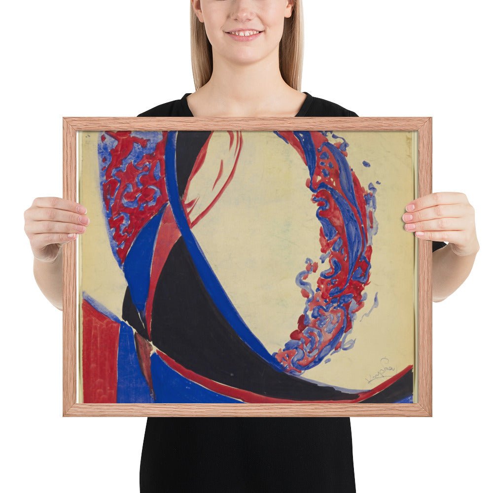 Amorpha Fugue in Two Colors by Frantisek Kupka, Framed poster