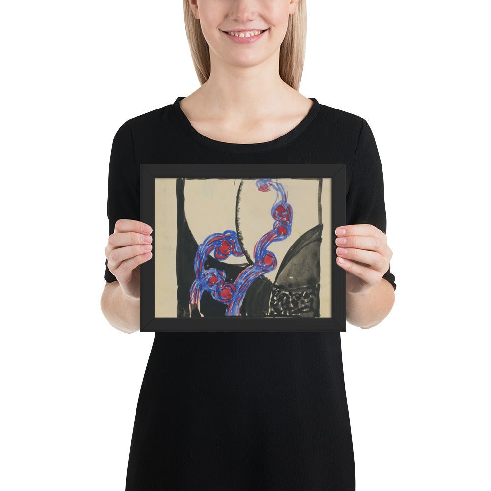 Amorpha Fugue in Two Colors by Frantisek Kupka, Framed poster