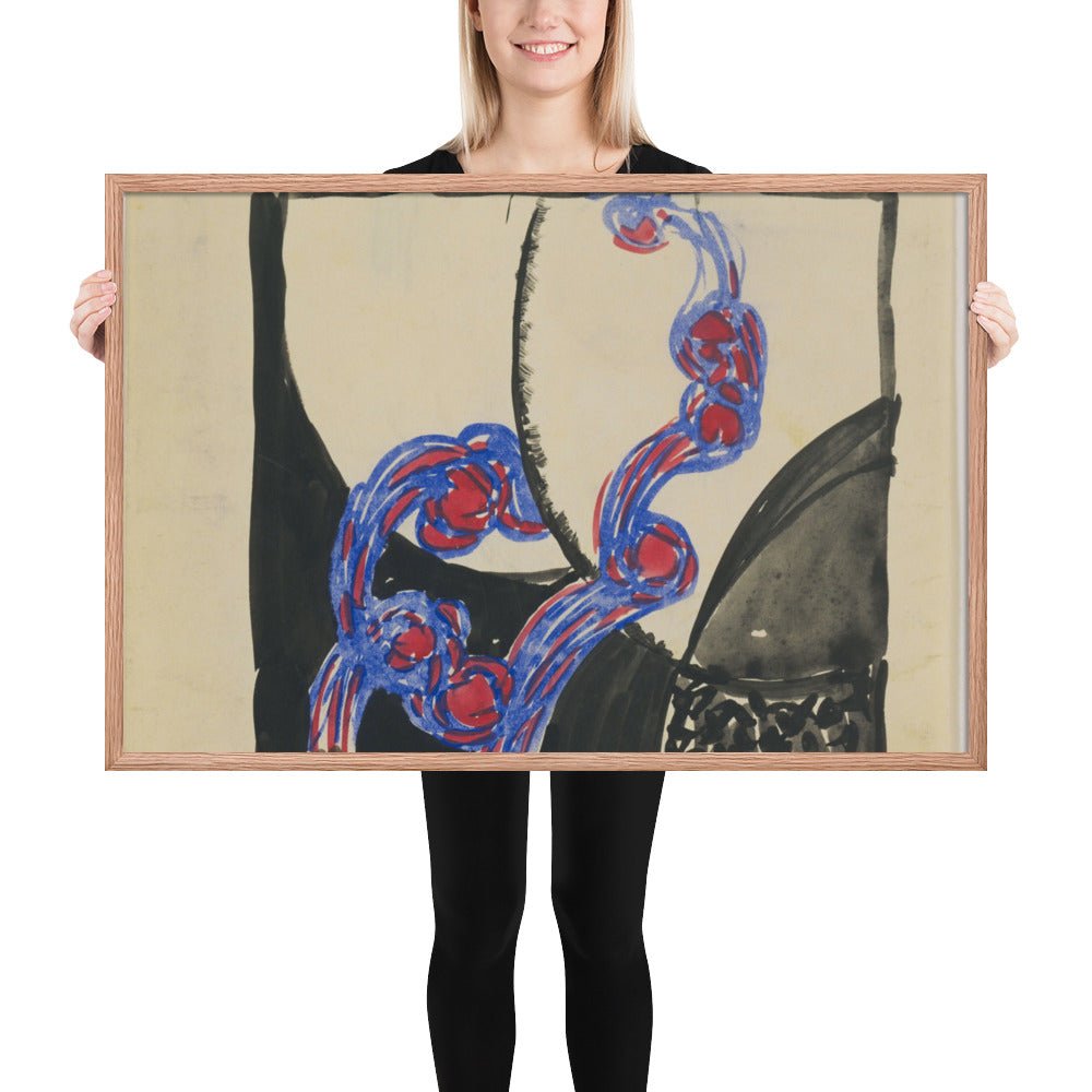 Amorpha Fugue in Two Colors by Frantisek Kupka, Framed poster