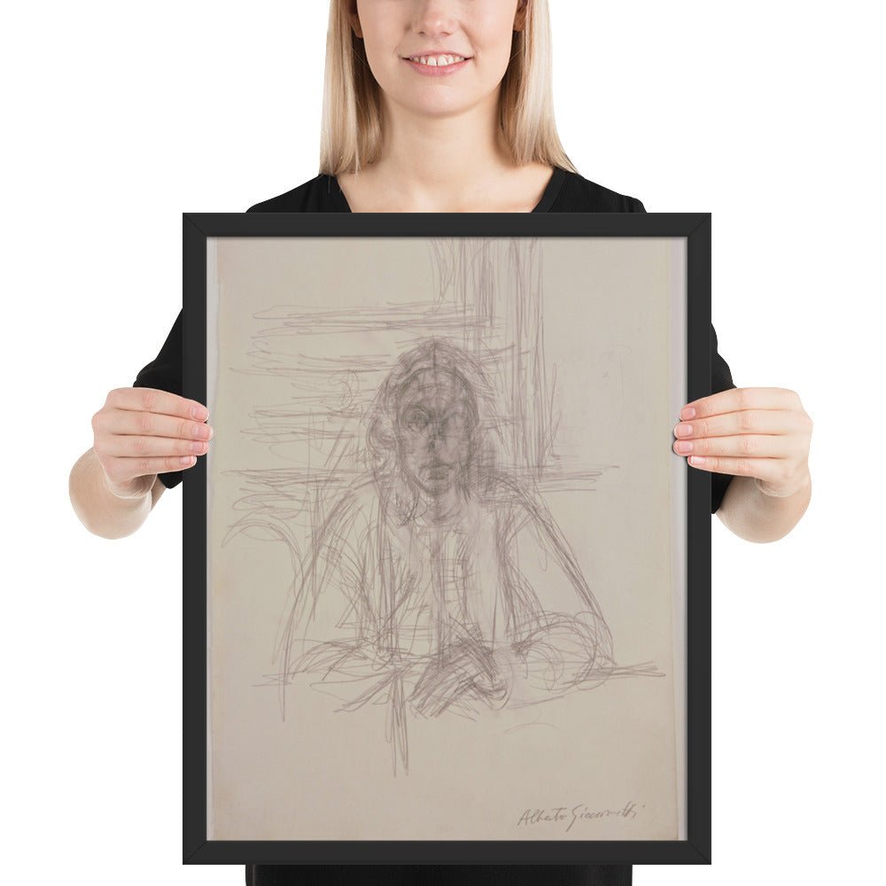 Annette by Alberto Giacometti, Framed poster