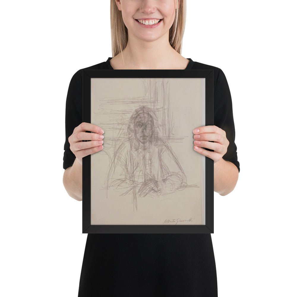 Annette by Alberto Giacometti, Framed poster