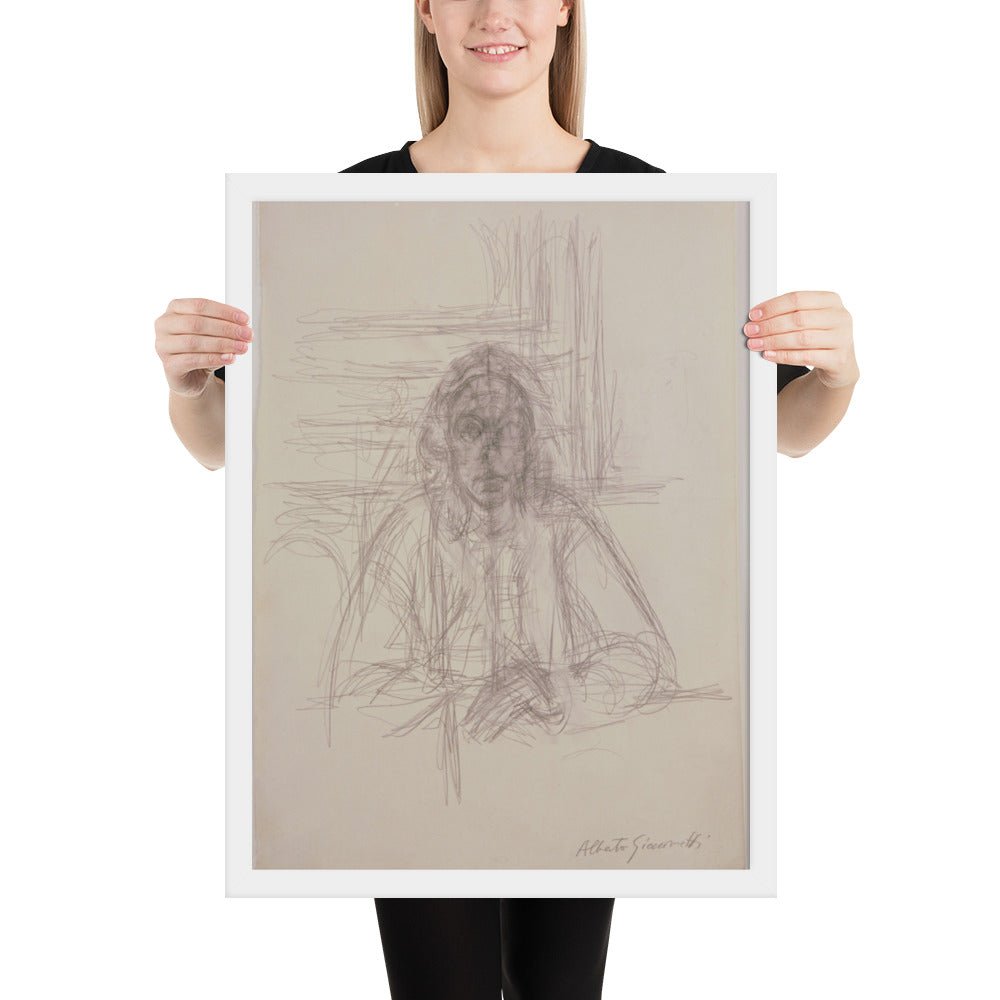 Annette by Alberto Giacometti, Framed poster