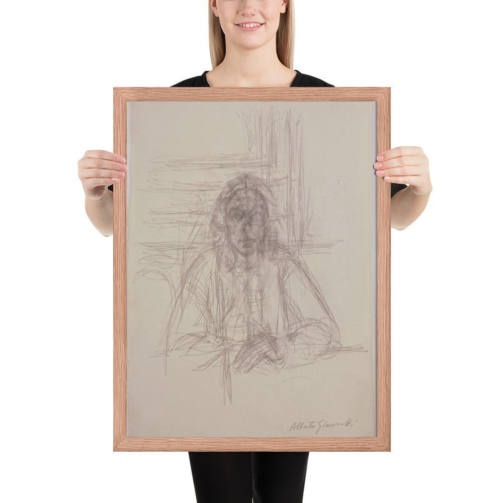 Annette by Alberto Giacometti, Framed poster