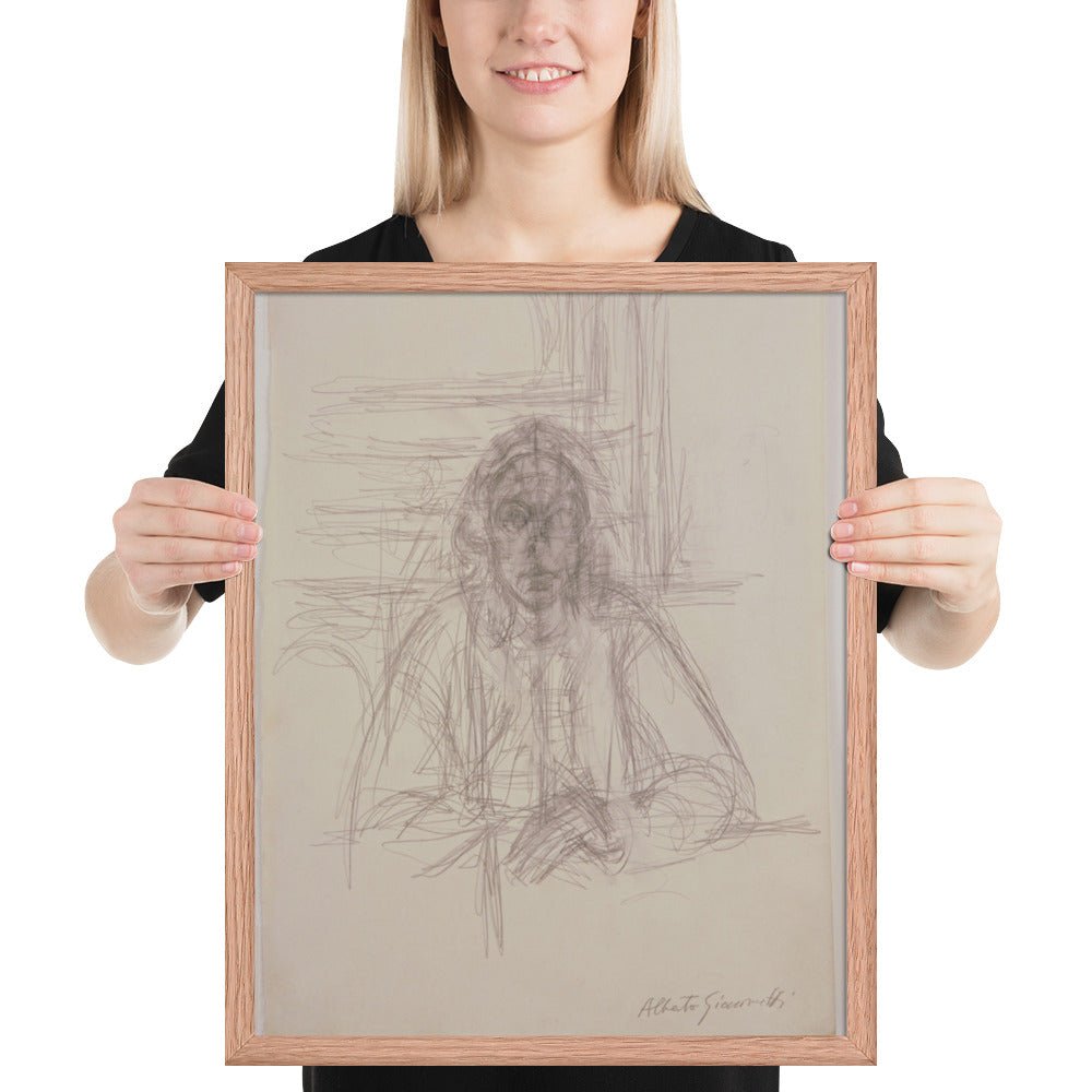 Annette by Alberto Giacometti, Framed poster