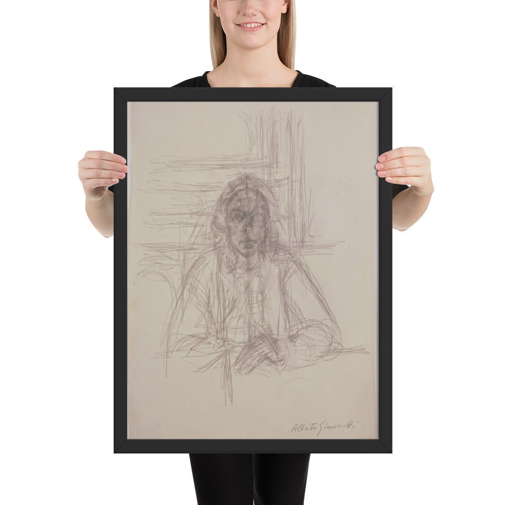 Annette by Alberto Giacometti, Framed poster