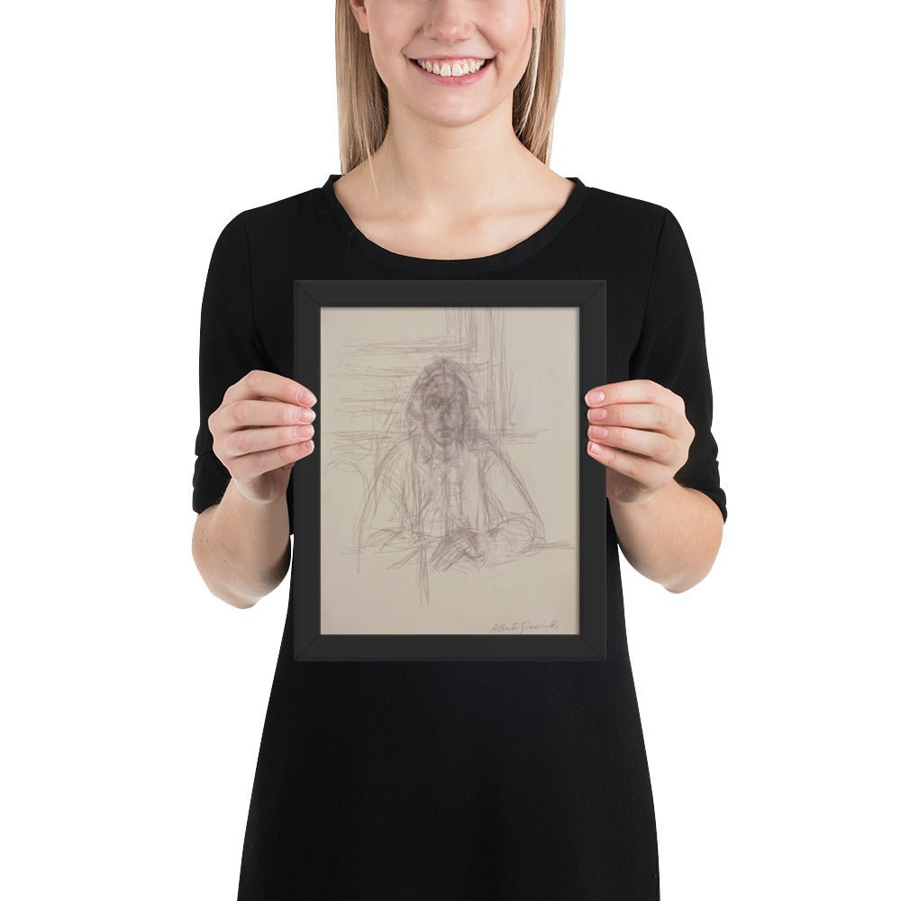 Annette by Alberto Giacometti, Framed poster