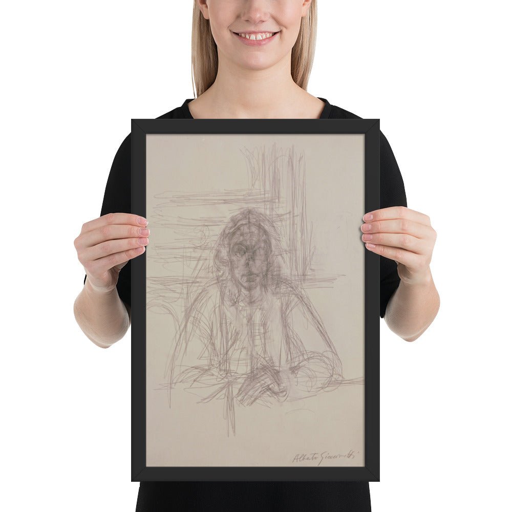 Annette by Alberto Giacometti, Framed poster