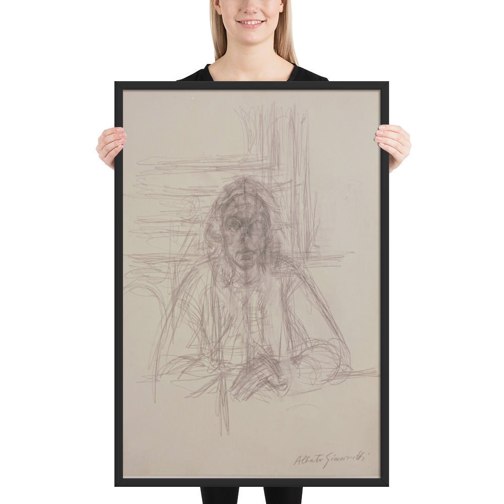 Annette by Alberto Giacometti, Framed poster