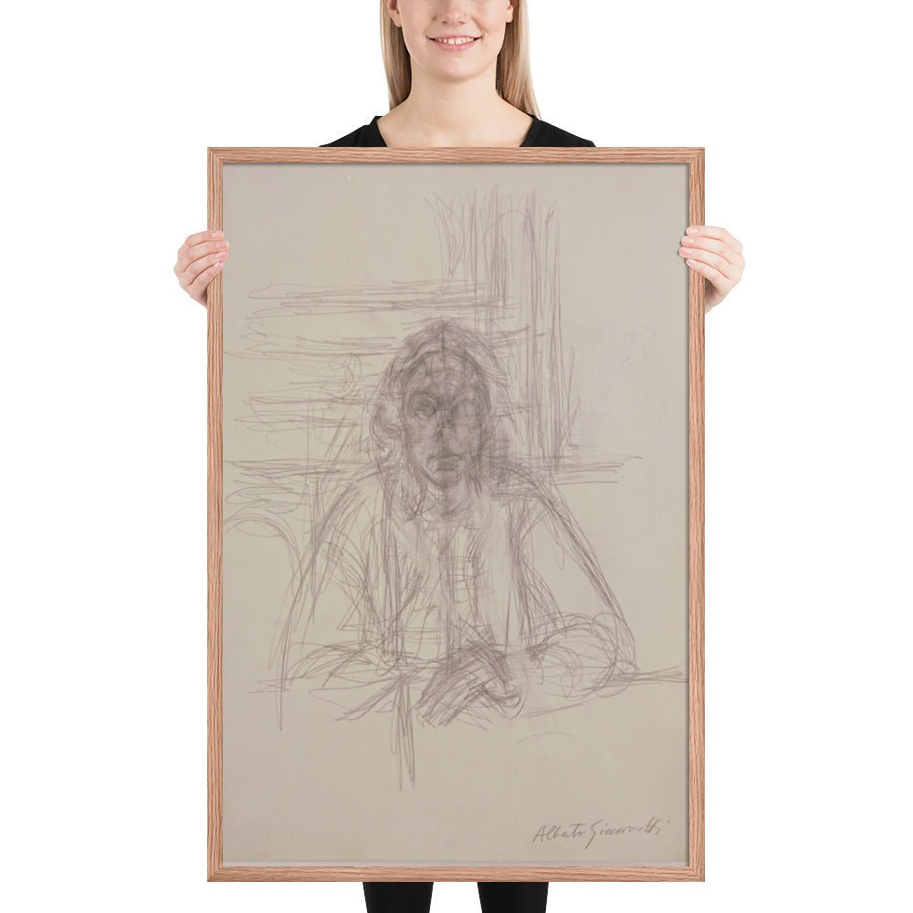 Annette by Alberto Giacometti, Framed poster