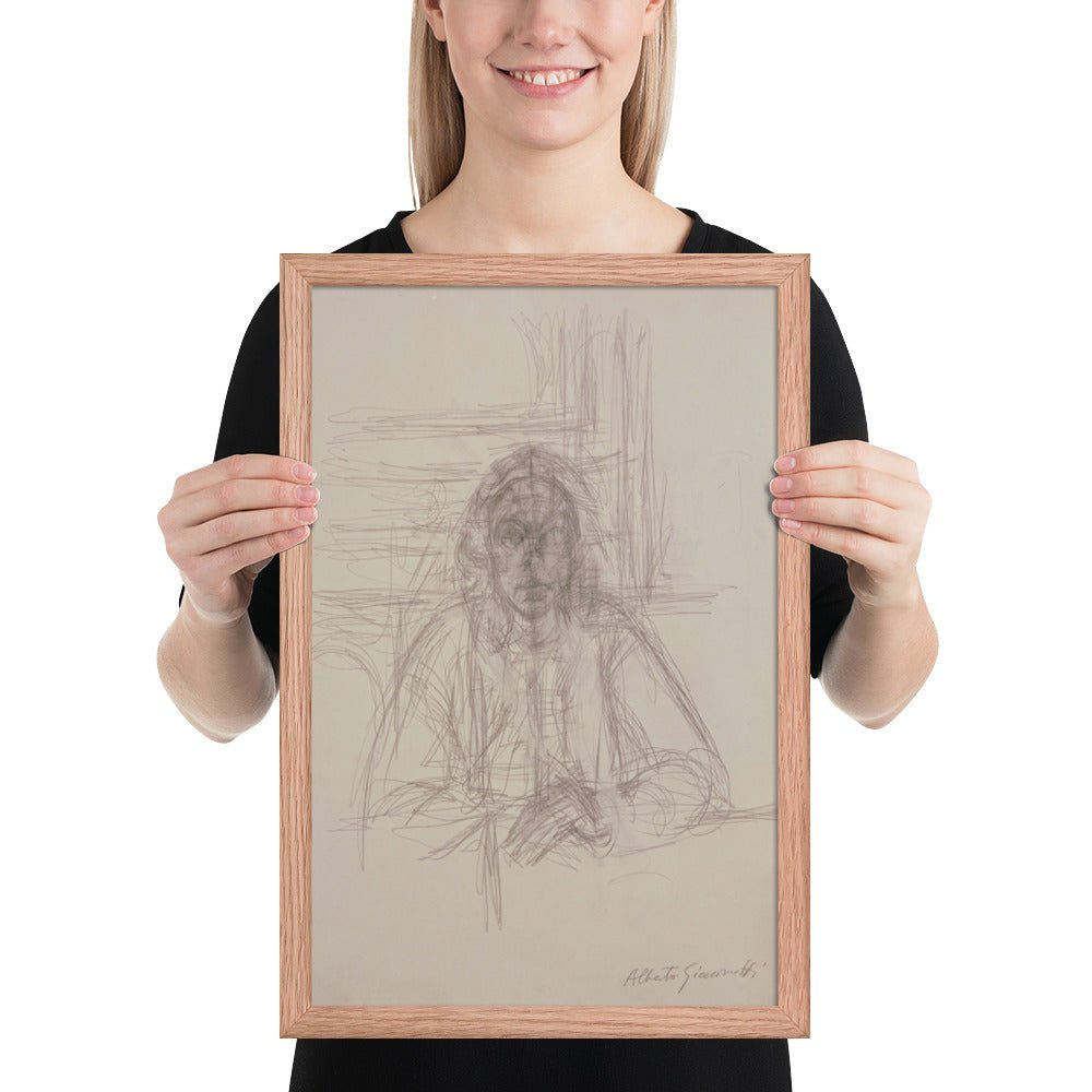 Annette by Alberto Giacometti, Framed poster