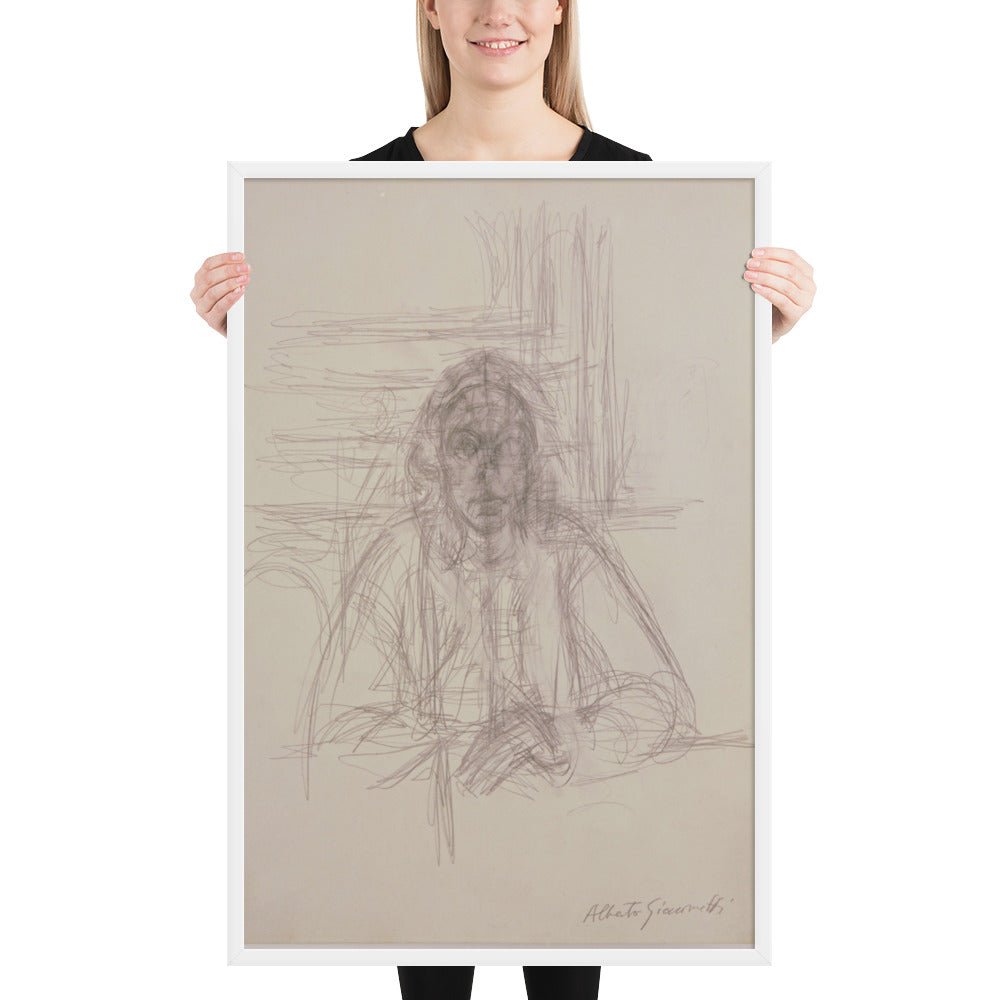 Annette by Alberto Giacometti, Framed poster
