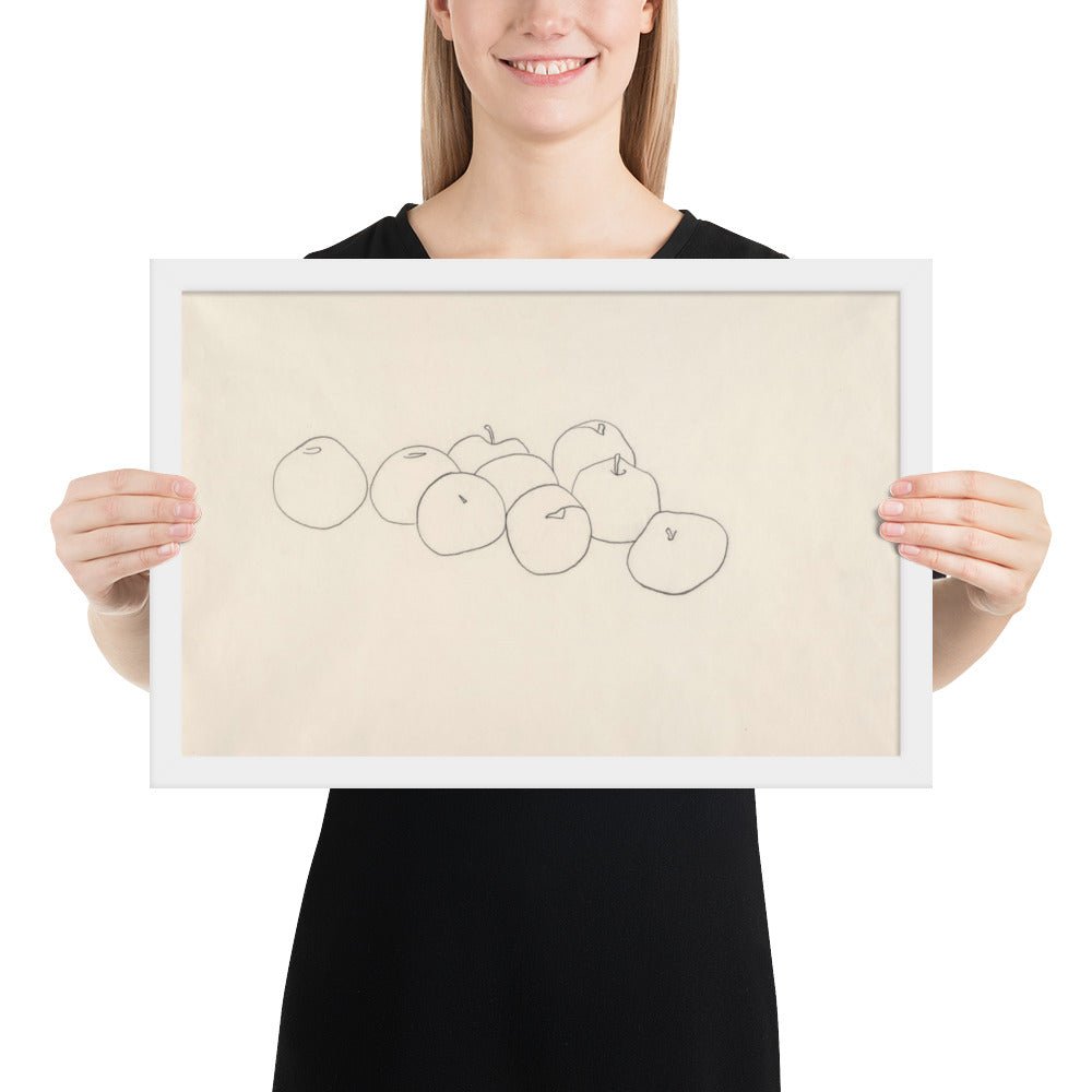 Apples by Ellsworth Kelly, Framed poster
