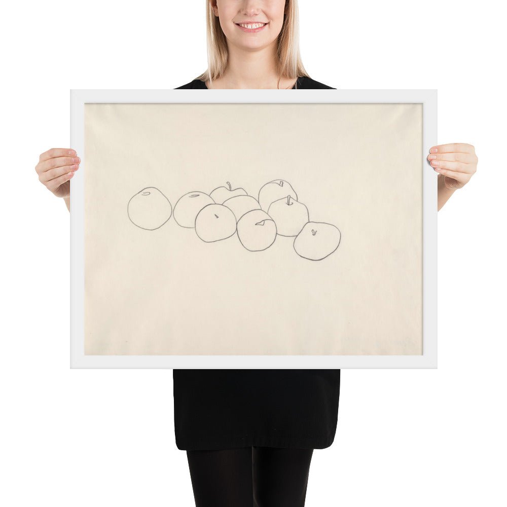 Apples by Ellsworth Kelly, Framed poster