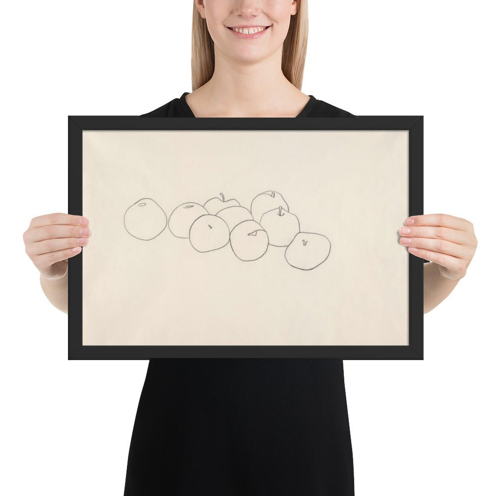 Apples by Ellsworth Kelly, Framed poster