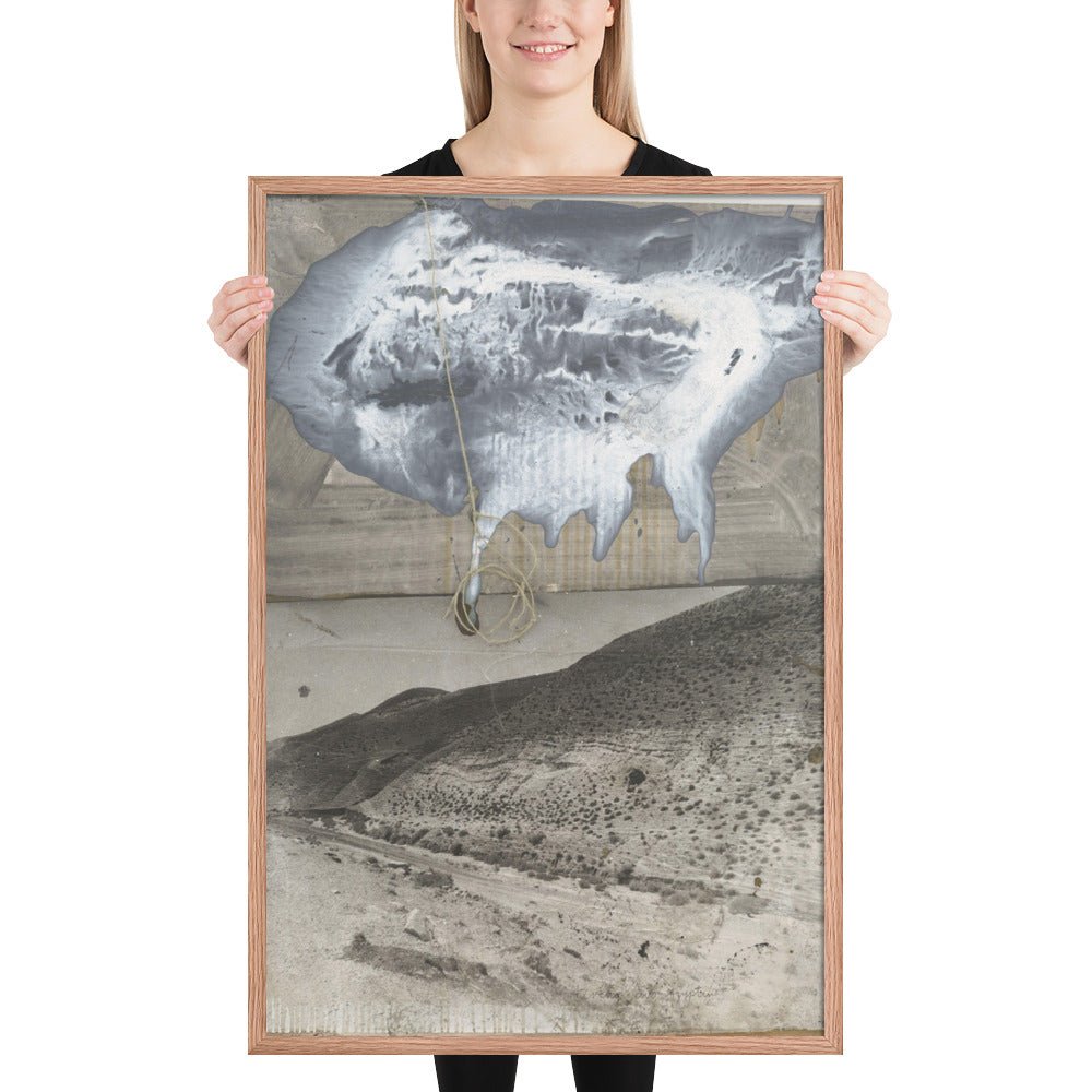 Auszug aus Aegypten by Anselm Kiefer, Framed poster