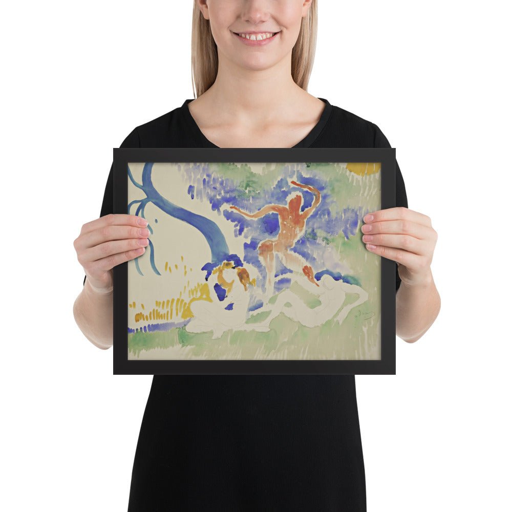 Bacchic Dance by André Derain, Framed poster