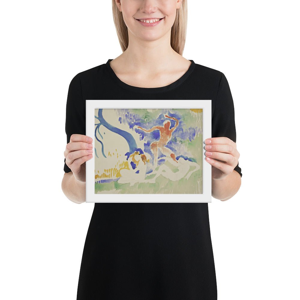 Bacchic Dance by André Derain, Framed poster