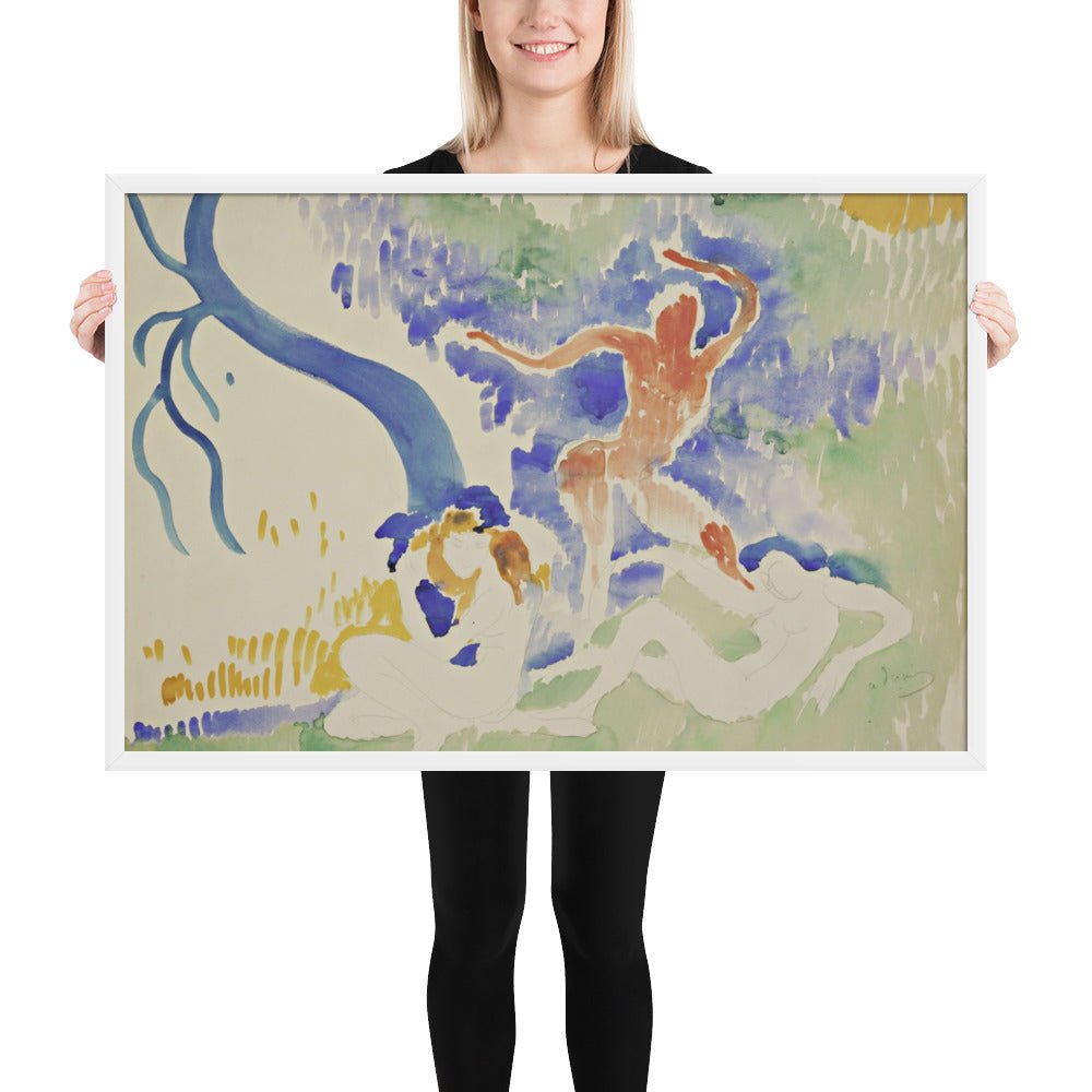 Bacchic Dance by André Derain, Framed poster