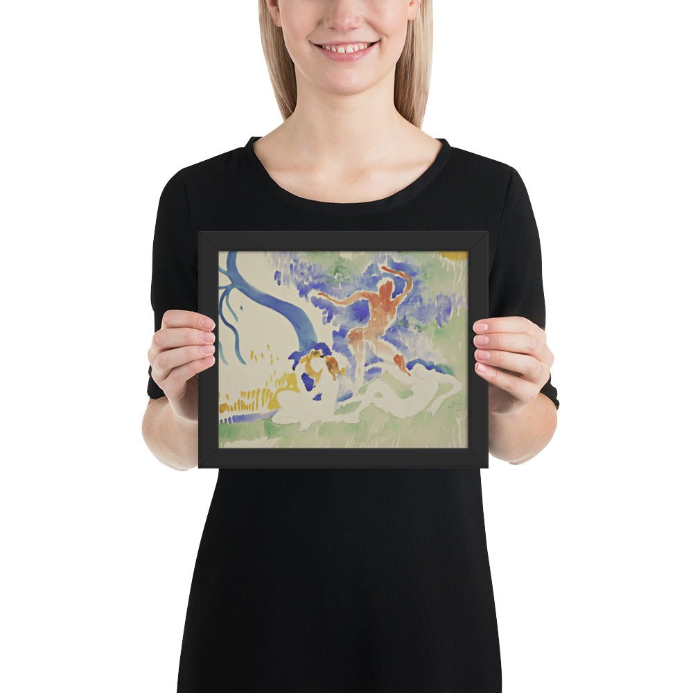 Bacchic Dance by André Derain, Framed poster