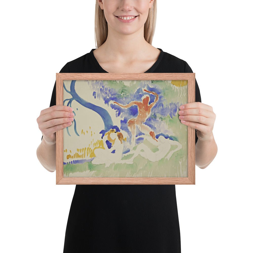 Bacchic Dance by André Derain, Framed poster