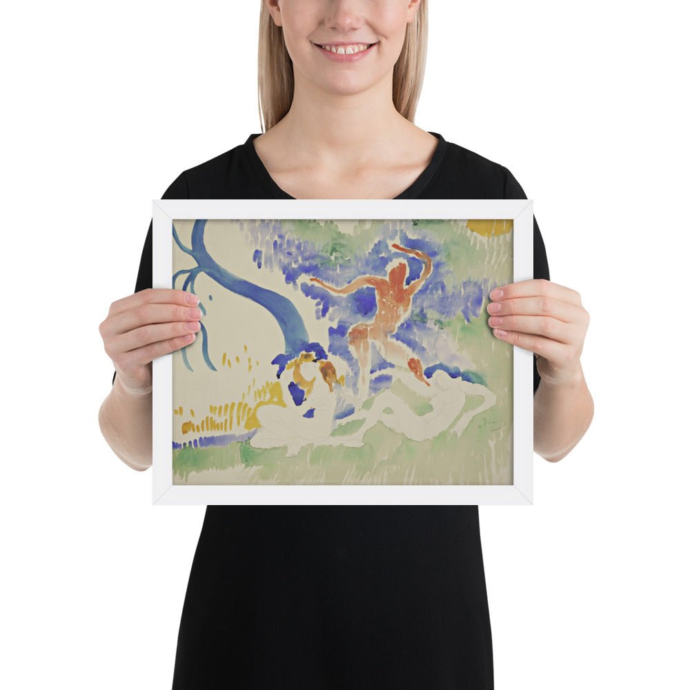 Bacchic Dance by André Derain, Framed poster
