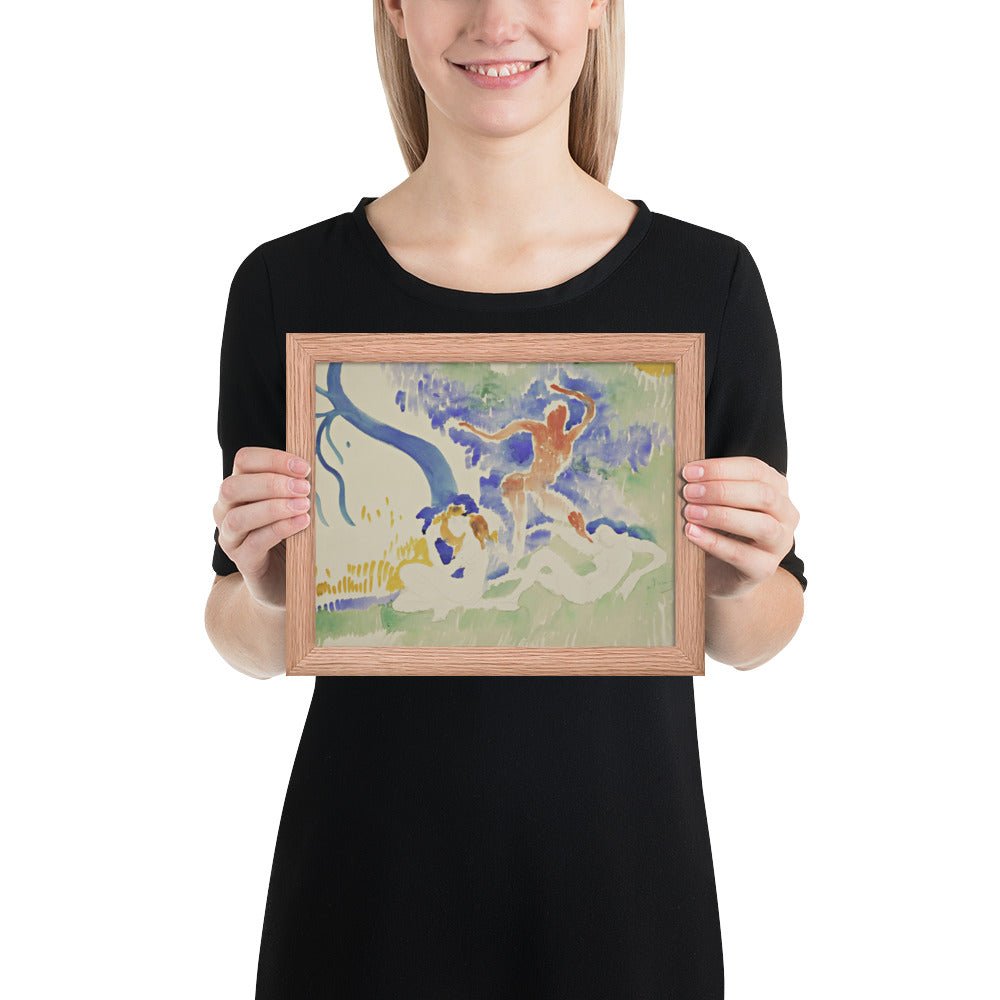 Bacchic Dance by André Derain, Framed poster