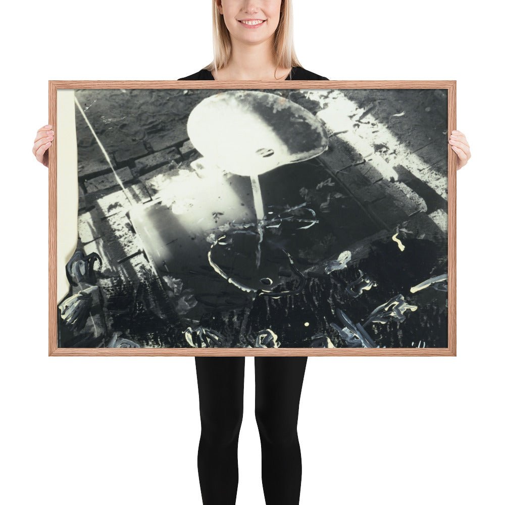 Birth of Painting by Anselm Kiefer, Framed poster