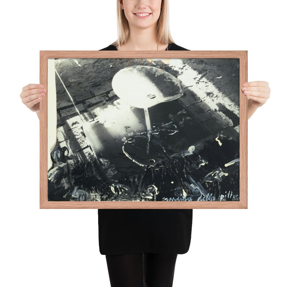 Birth of Painting by Anselm Kiefer, Framed poster