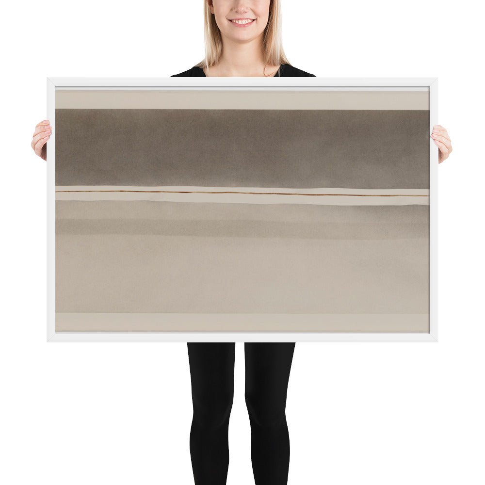 Blood Strip by Edward Ruscha, Framed poster