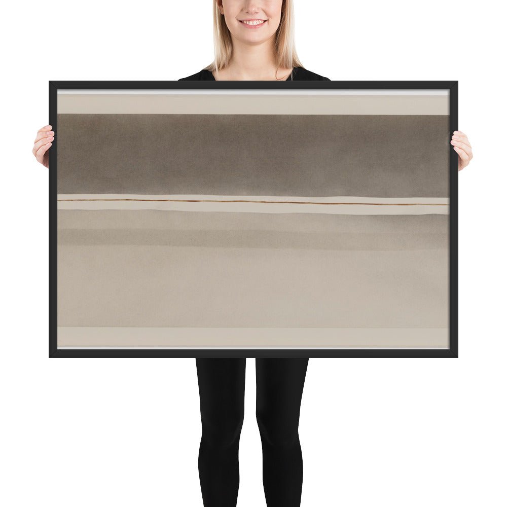 Blood Strip by Edward Ruscha, Framed poster