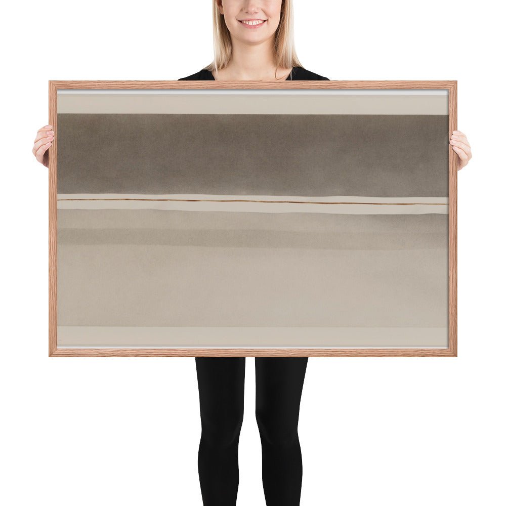 Blood Strip by Edward Ruscha, Framed poster
