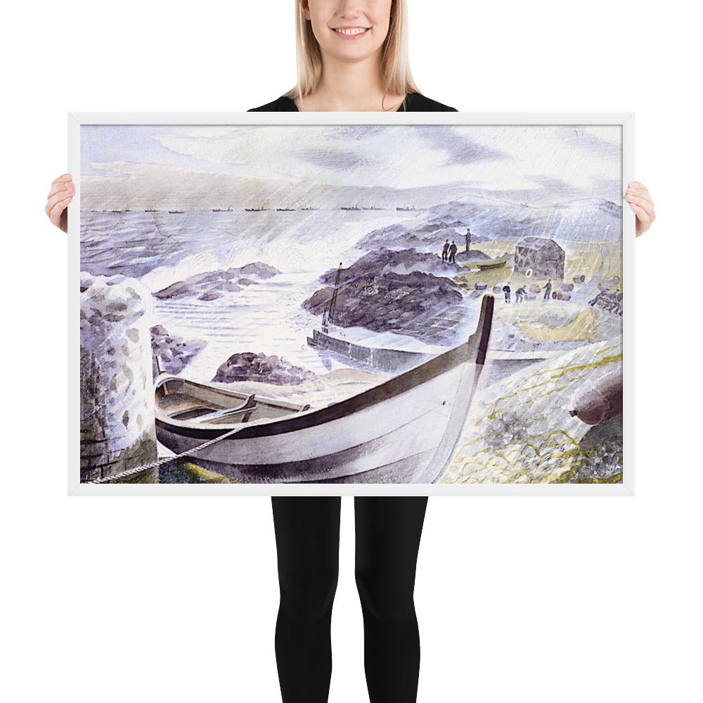 Boat and Figures in a Storm - 1942