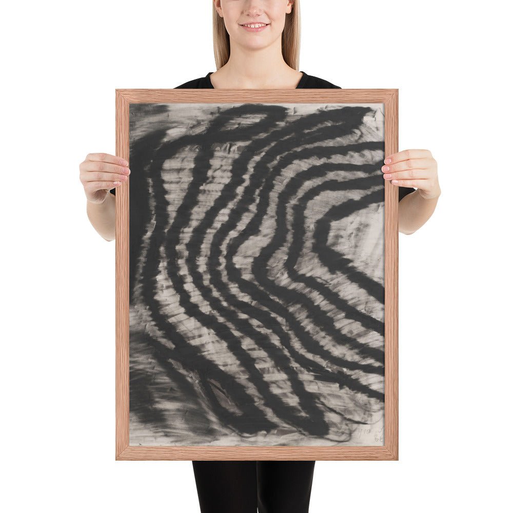 Body Echo 26 by Hugh O'Donnell, Framed poster