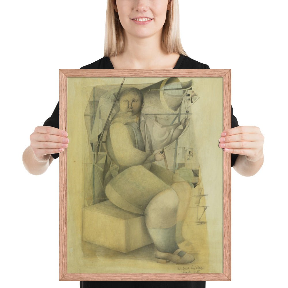 Boy by Richard Lindner, Framed poster
