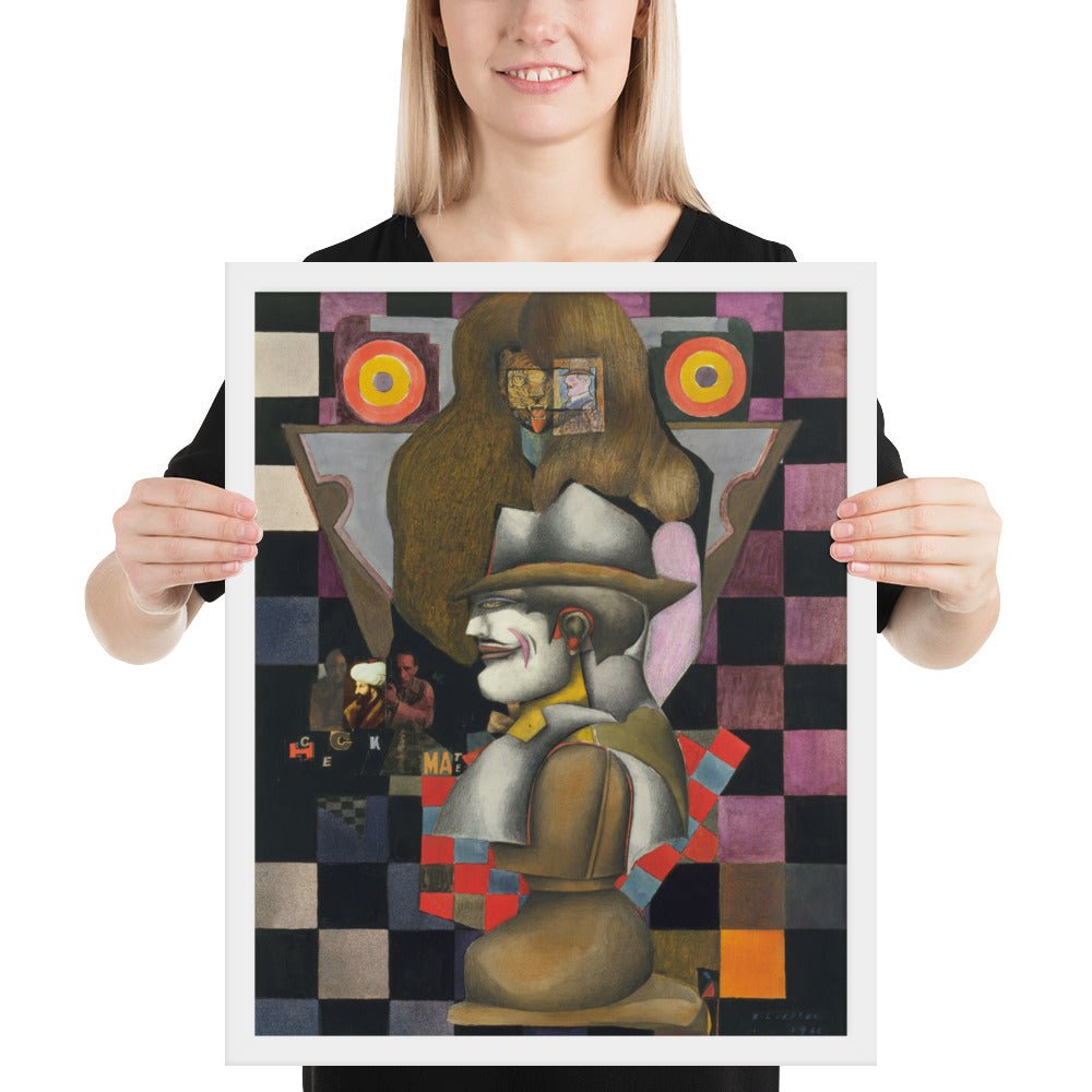 Checkmate by Richard Lindner , Framed poster