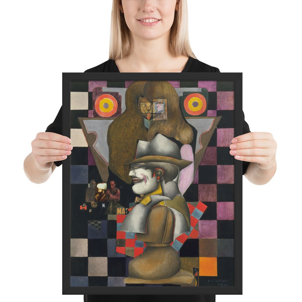 Checkmate by Richard Lindner , Framed poster