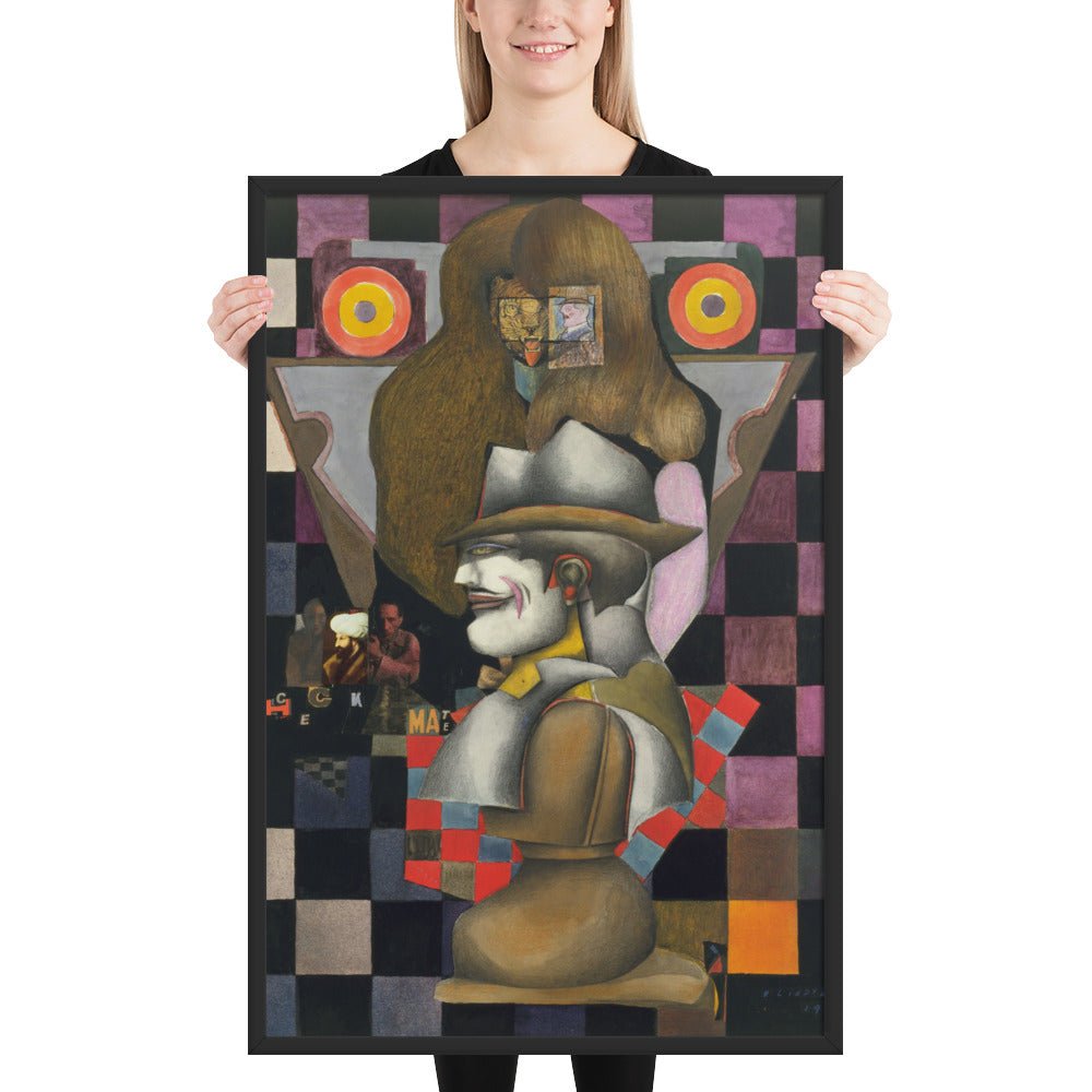 Checkmate by Richard Lindner , Framed poster