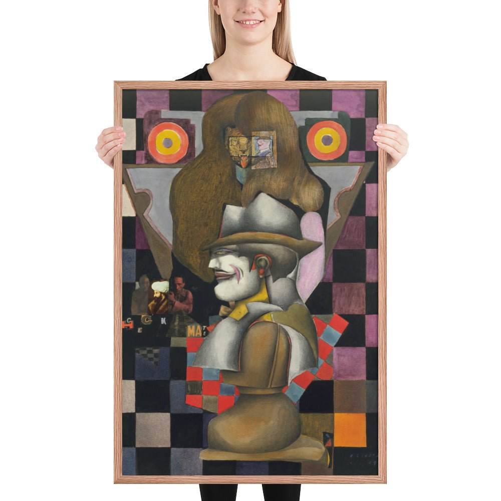 Checkmate by Richard Lindner , Framed poster